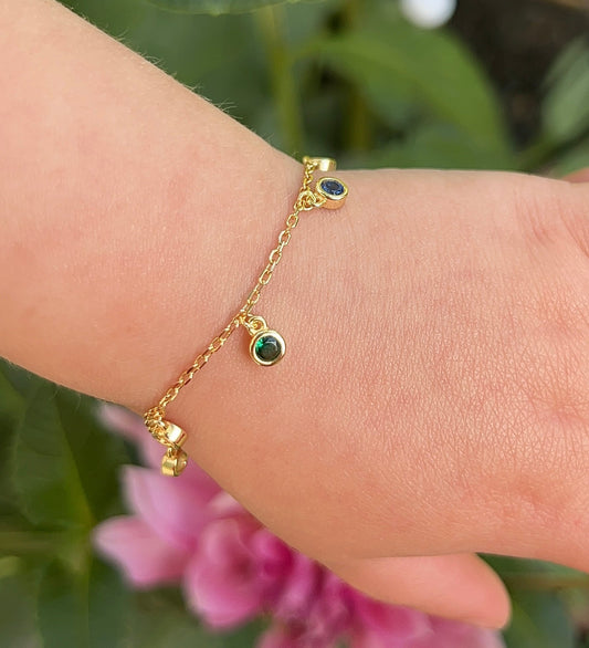 Rainbow drop Bracelet 