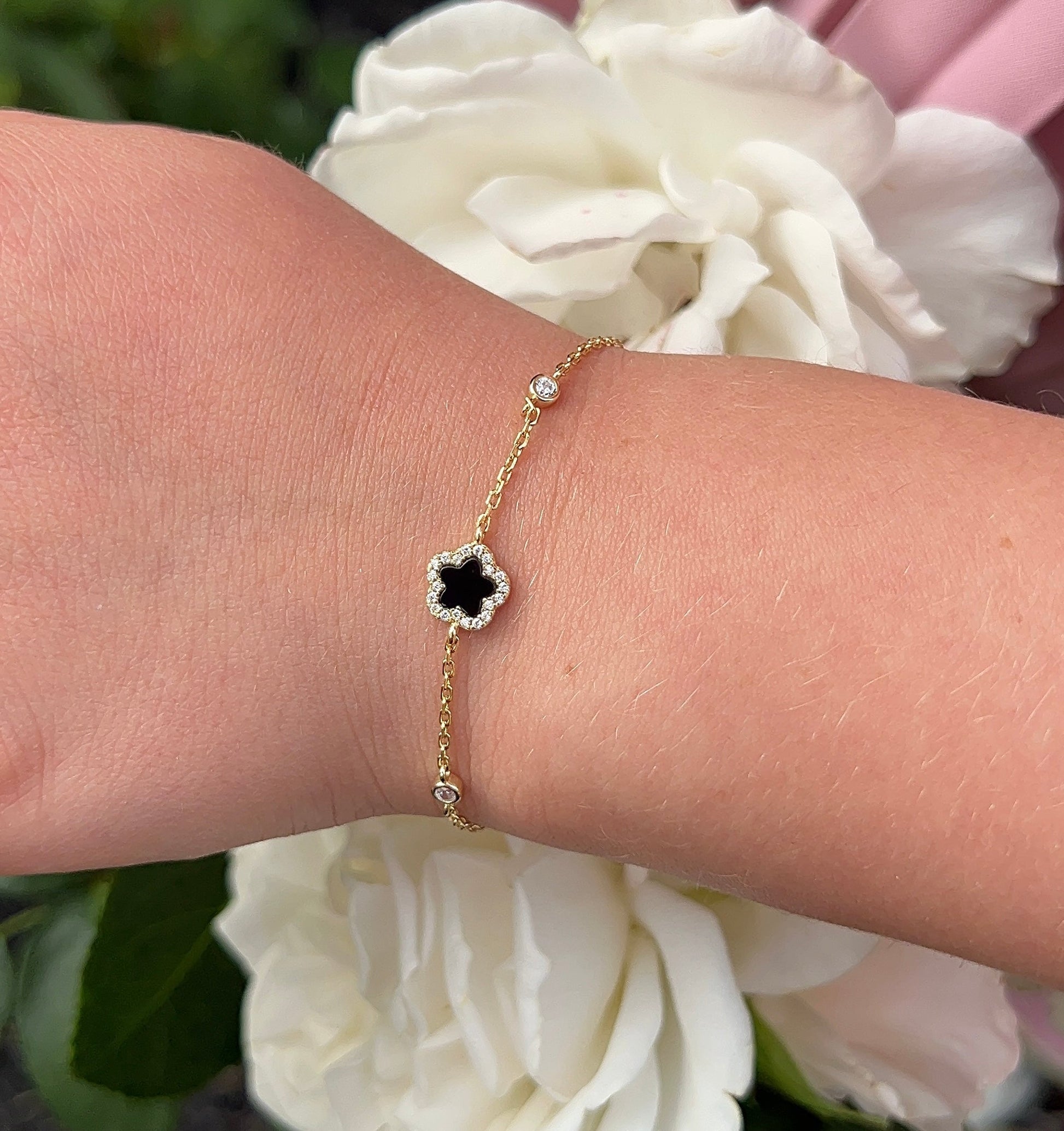 ENAMEL FLOWER BRACELET 