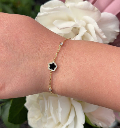 ENAMEL FLOWER BRACELET 