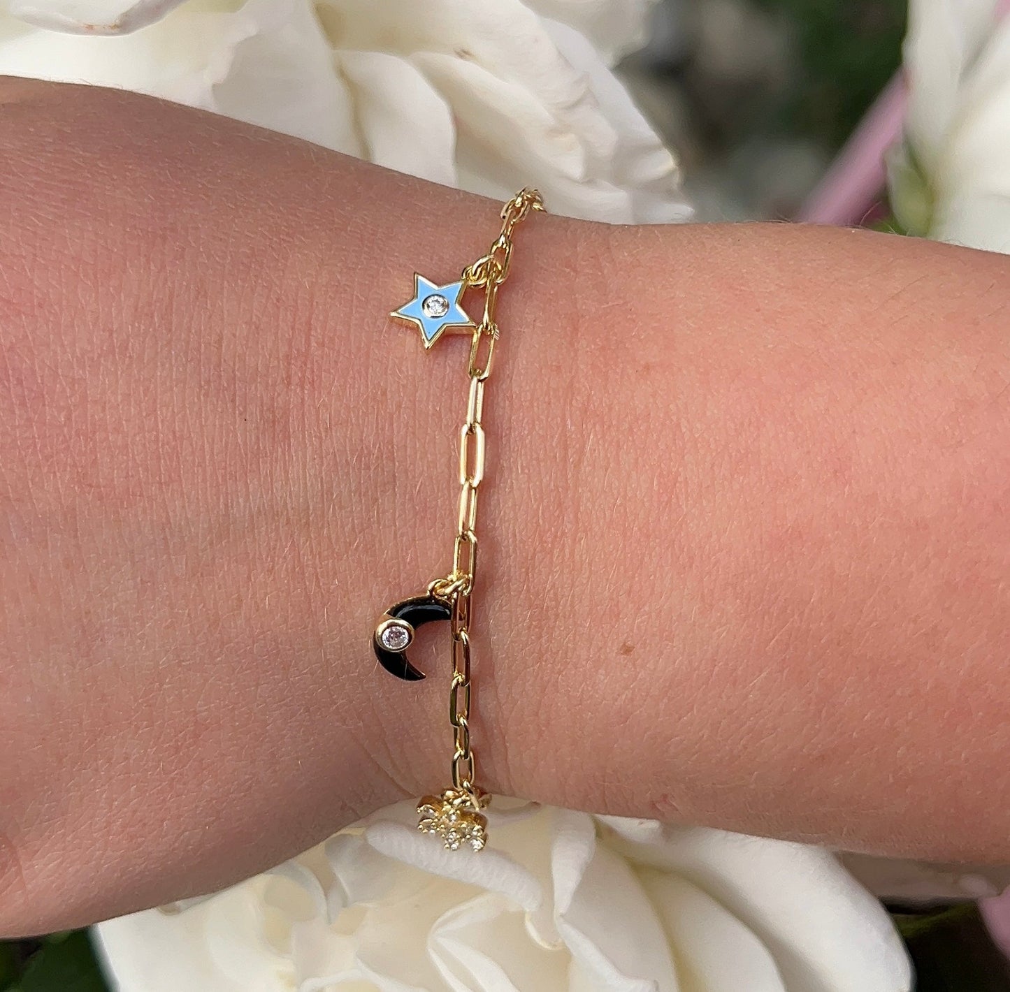Enamel Charm Bracelet 