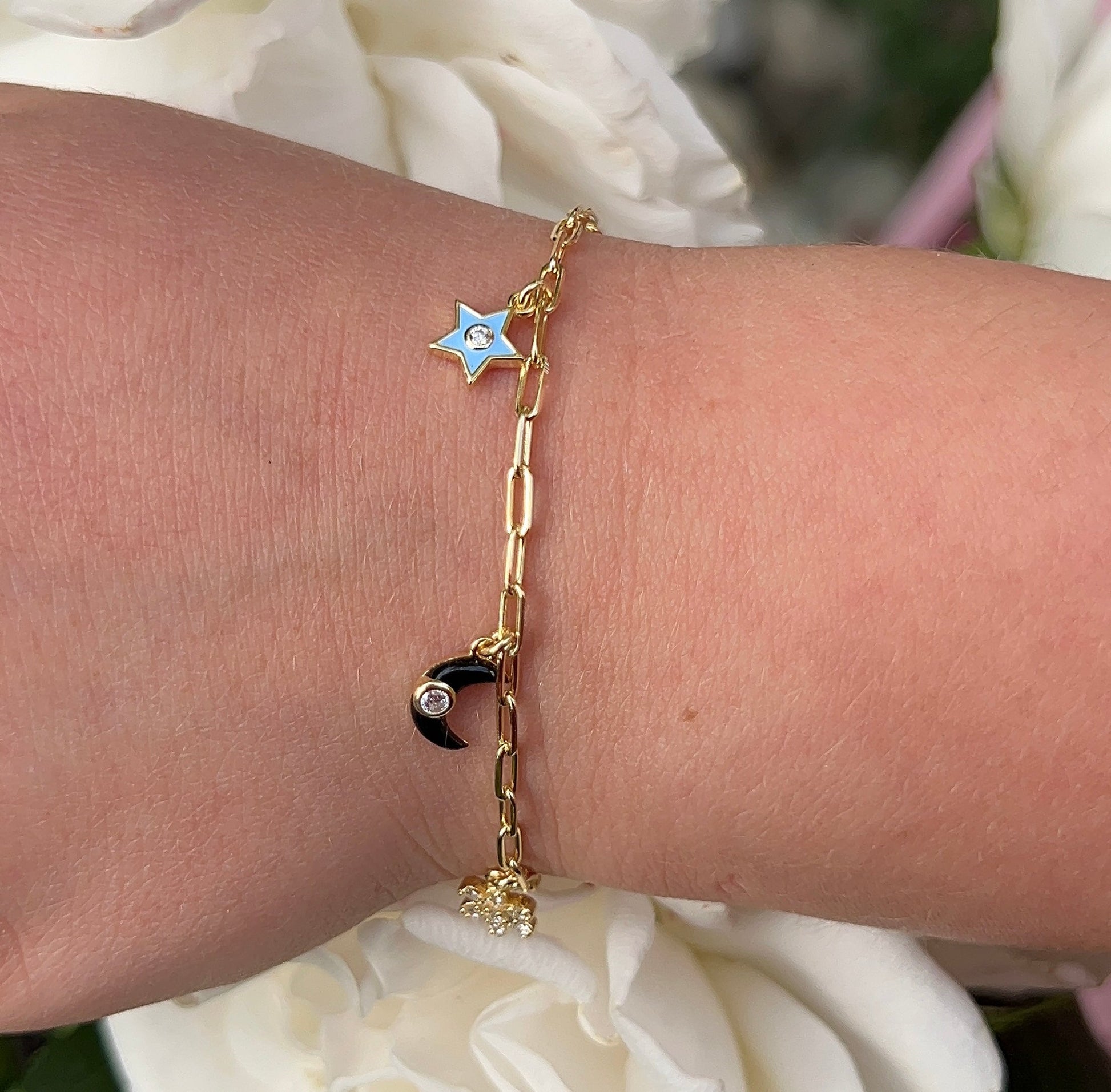 Enamel Charm Bracelet 