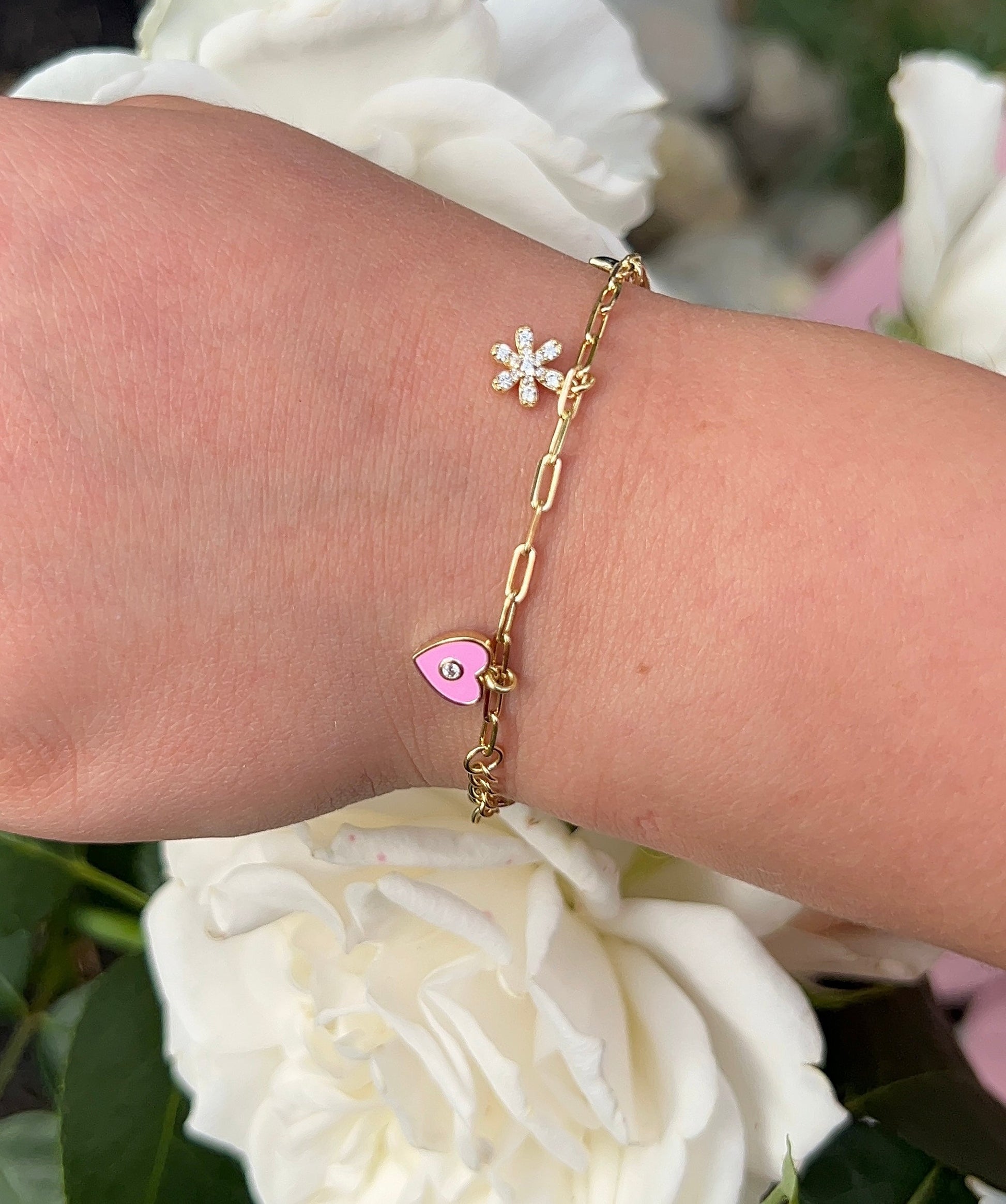 Enamel Charm Bracelet 