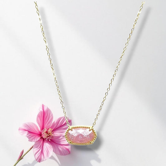 Rosé Glow Necklace 