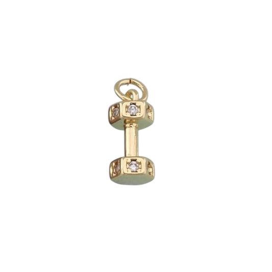 Barbell Charm 