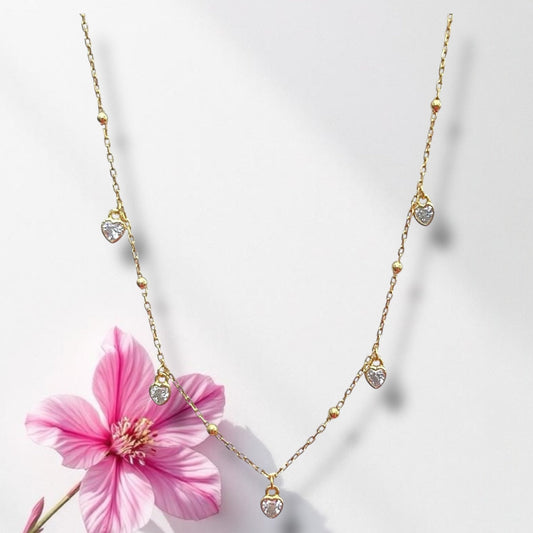 Mini Heart Drop Necklace 
