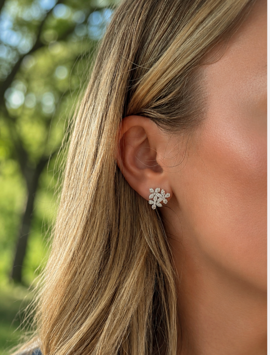 Flower Bouquet Studs 