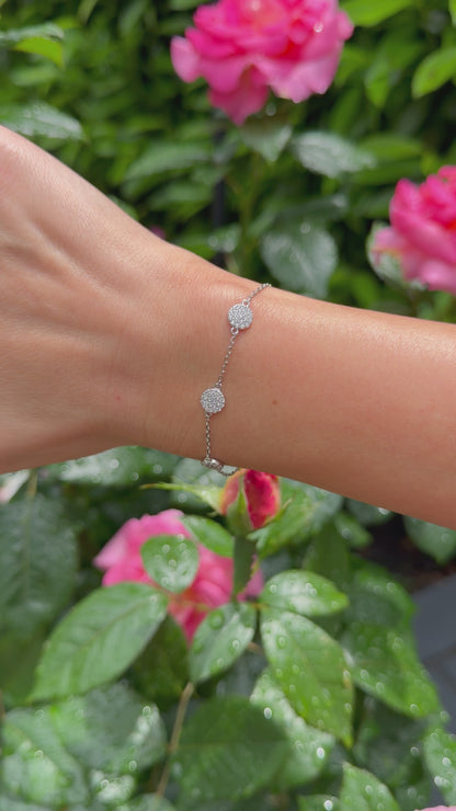 Pave Trio Bracelet