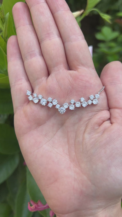 Angled Diamond Bar Pendant