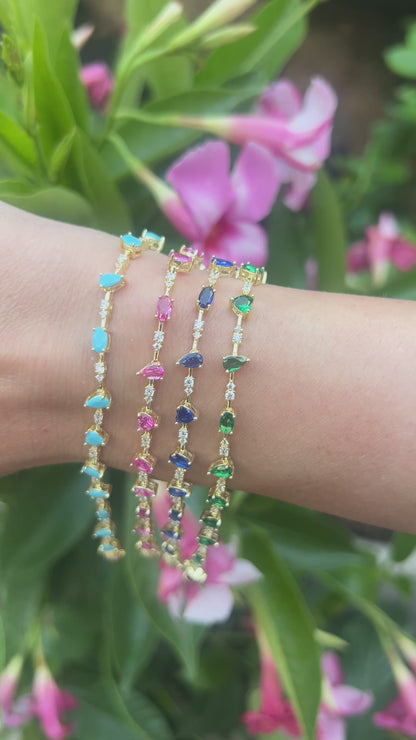 Multi Gemstone Bracelet