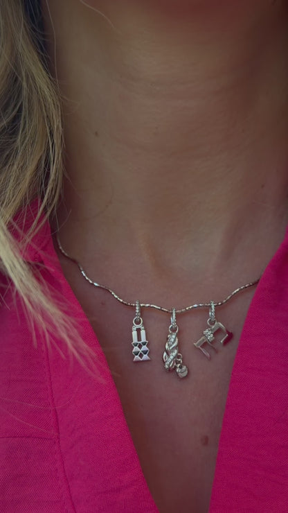 Shabbat Candles Charm