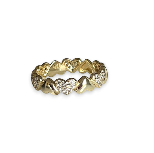 Multi Hearts Ring 